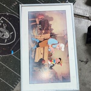 Disney Pinocchio & Gepetto wall art